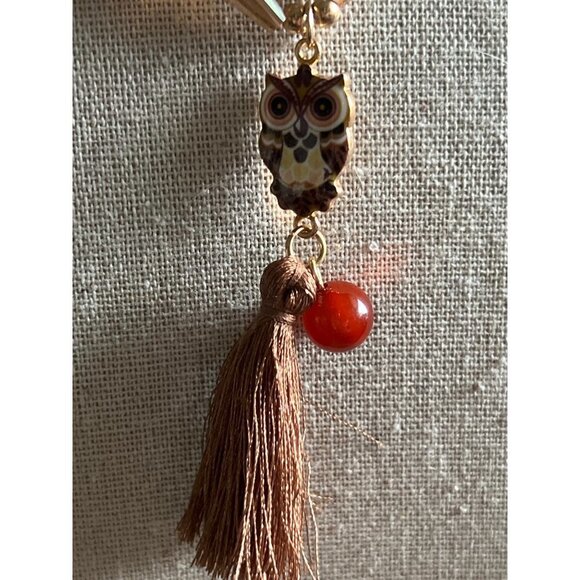Princess Accessories Red Eye Owl Necklace -- 16" - Picture 5 of 8